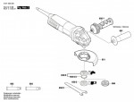 Bosch 3 601 G90 070 GWS 9-115 Angle Grinder 230 V / GB Spare Parts GWS9-115